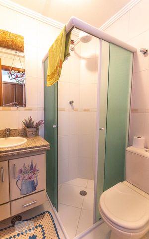 Apartamento à venda com 138m², 3 quartos e 6 vagasBanheiro suíte 1