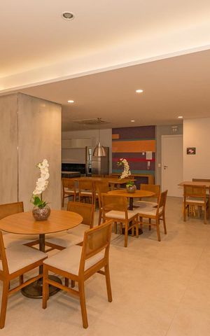 Apartamento para alugar com 62m², 1 quarto e 2 vagasSalão de Festas