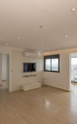 Apartamento para alugar com 62m², 1 quarto e 2 vagasSala