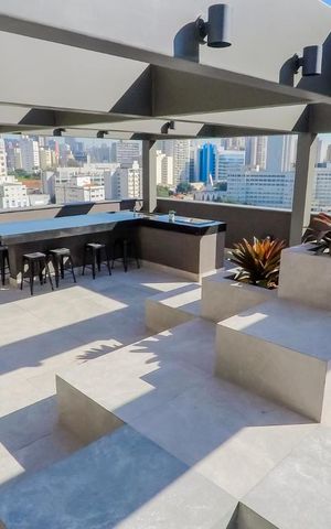 Studio à venda com 18m², 1 quarto e sem vagaTerraco