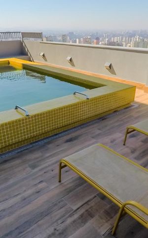 Studio à venda com 18m², 1 quarto e sem vagaÁrea comum - Piscina