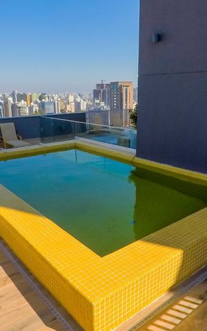 Studio à venda com 18m², 1 quarto e sem vagaÁrea comum - Piscina