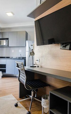 Studio para alugar com 31m², 1 quarto e 1 vaga Studio para alugar com 31m², 1 quarto e 1 vagaSala