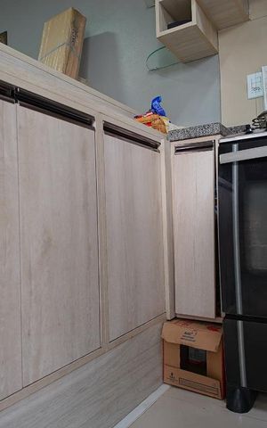 Casa de condomínio à venda com 68m², 2 quartos e 2 vagasCozinha