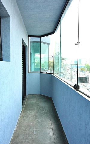 Apartamento à venda com 72m², 2 quartos e 1 vagaVaranda do Quarto 1