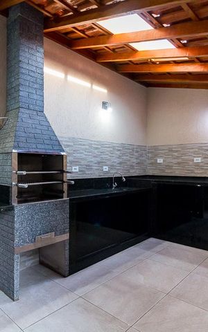 Casa para alugar com 102m², 2 quartos e 2 vagasChurrasqueira