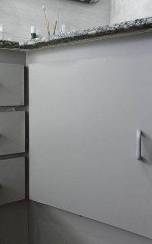 Apartamento à venda com 93m², 3 quartos e 2 vagasBanheiro da suíte - gabinete