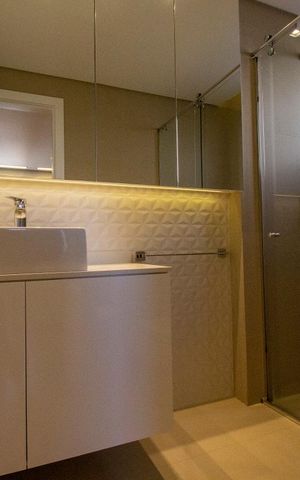 Apartamento para alugar com 170m², 4 quartos e 2 vagasBanheiro do Quarto 2 - Suíte