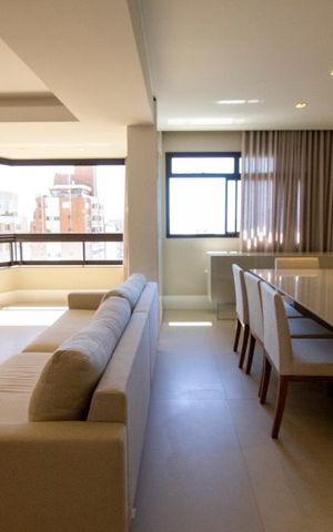Apartamento para alugar com 170m², 4 quartos e 2 vagasSala