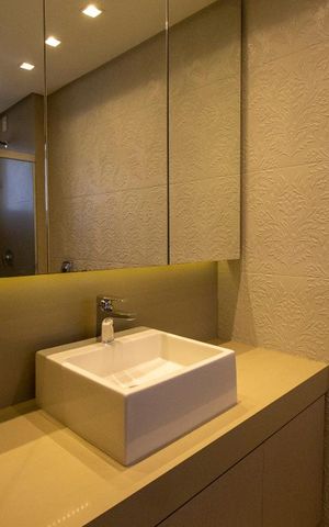 Apartamento para alugar com 170m², 4 quartos e 2 vagasBanheiro do Quarto 1 - Suíte