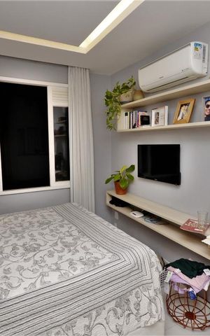 Apartamento à venda com 60m², 2 quartos e 1 vagaQuarto 2