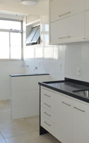 Apartamento à venda com 90m², 2 quartos e 1 vagaCozinha e Área de Serviço
