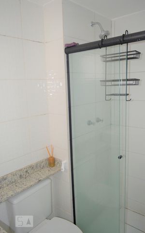 Apartamento à venda com 33m², 1 quarto e sem vagaBanheiro da Suíte