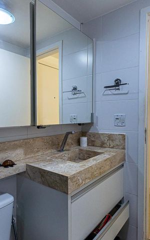 Apartamento à venda com 45m², 1 quarto e 1 vaga Apartamento à venda com 45m², 1 quarto e 1 vagaBanheiro