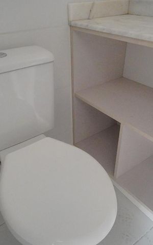 Apartamento à venda com 61m², 2 quartos e 1 vagaSuite - Banheiro
