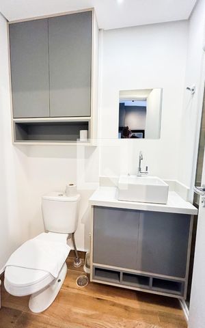 Apartamento à venda com 22m², 1 quarto e sem vaga Apartamento à venda com 22m², 1 quarto e sem vagaBanheiro
