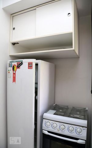 Studio à venda com 35m², 1 quarto e 1 vagaCozinha