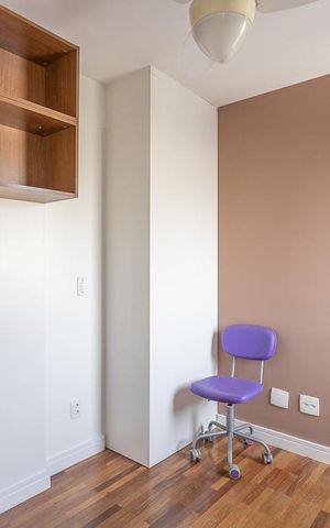 Apartamento à venda com 76m², 3 quartos e 2 vagasQuarto 2