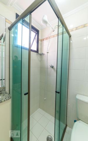 Apartamento para alugar com 66m², 2 quartos e 2 vagas Apartamento para alugar com 66m², 2 quartos e 2 vagasBanheiro da Suíte - Box
