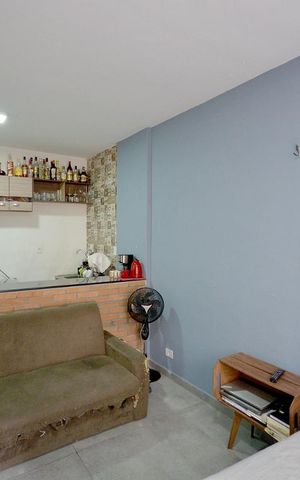 Apartamento à venda com 35m², 1 quarto e sem vaga Apartamento à venda com 35m², 1 quarto e sem vagaQuarto/Sala