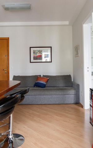 Apartamento para alugar com 37m², 1 quarto e 1 vagaSala