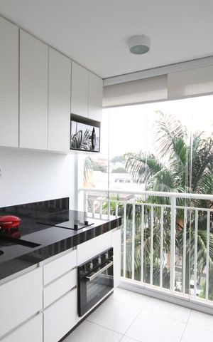 Apartamento à venda com 43m², 1 quarto e 1 vagaVaranda
