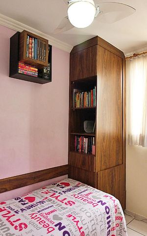 Apartamento para alugar com 110m², 3 quartos e 1 vagaQuarto 2 