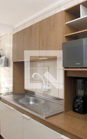 Studio à venda com 32m², 1 quarto e sem vagaCozinha + Área de Serviço