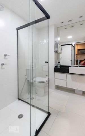 Studio para alugar com 26m², 1 quarto e sem vaga Studio para alugar com 26m², 1 quarto e sem vagaBanheiro