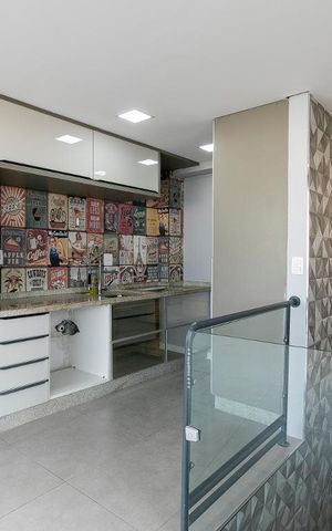 Apartamento à venda com 105m², 3 quartos e 1 vagaCobertura - Cozinha