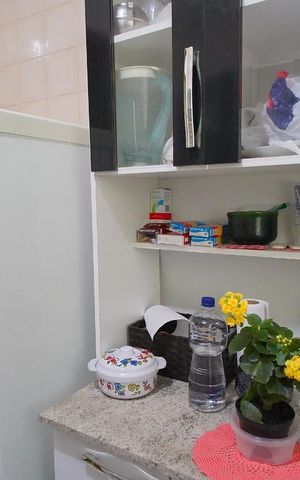 Casa de condomínio à venda com 82m², 2 quartos e 1 vagaCozinha