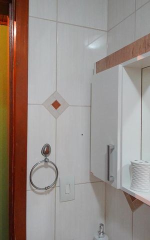 Casa de condomínio à venda com 82m², 2 quartos e 1 vagaBanheiro