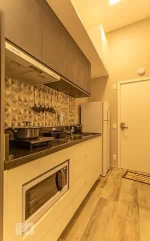 Studio à venda com 25m², 1 quarto e sem vagaCozinha