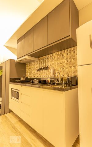 Studio à venda com 25m², 1 quarto e sem vagaCozinha