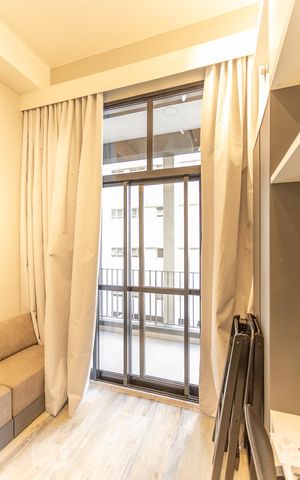 Studio à venda com 25m², 1 quarto e sem vagaSala