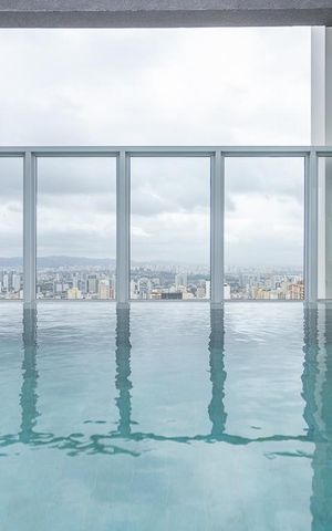 Studio à venda com 25m², 1 quarto e sem vagaÁrea comum - Piscina