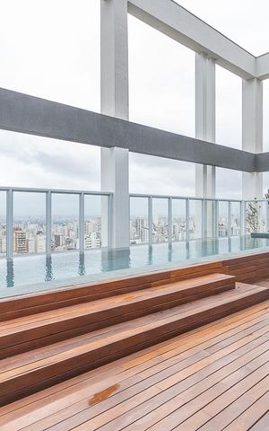 Studio à venda com 25m², 1 quarto e sem vagaÁrea comum - Piscina