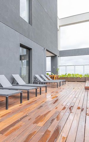 Studio à venda com 25m², 1 quarto e sem vagaÁrea comum - Piscina