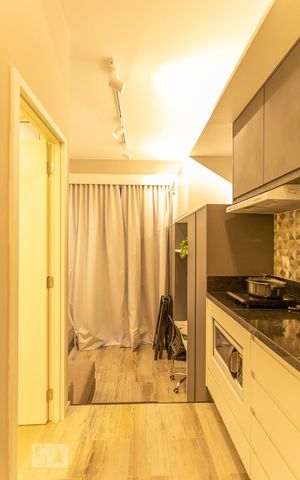 Studio à venda com 25m², 1 quarto e sem vagaCozinha