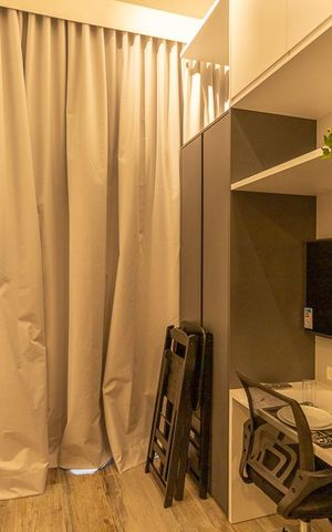 Studio à venda com 25m², 1 quarto e sem vagaSala
