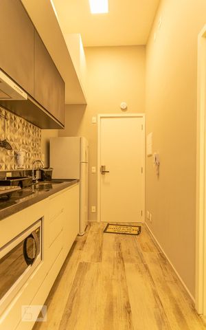 Studio à venda com 25m², 1 quarto e sem vagaCozinha