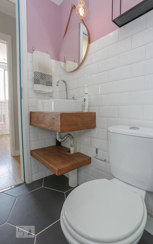 Apartamento à venda com 55m², 2 quartos e 1 vagaBanheiro Social