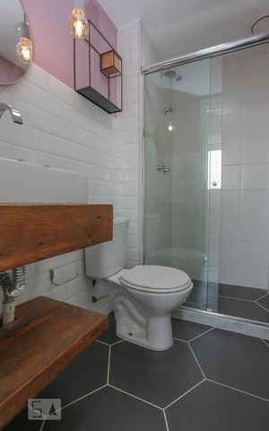 Apartamento à venda com 55m², 2 quartos e 1 vagaBanheiro Social
