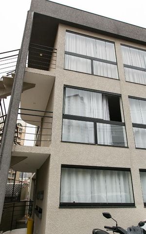 Apartamento para alugar com 36m², 1 quarto e 1 vagaFachada