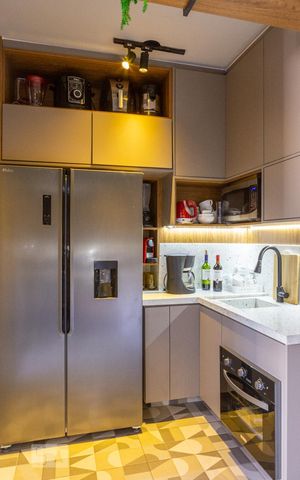 Studio à venda com 49m², 1 quarto e 1 vaga Studio à venda com 49m², 1 quarto e 1 vagaCozinha