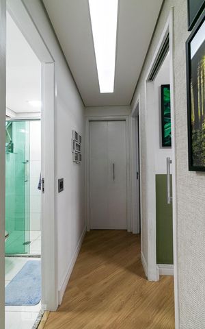Apartamento à venda com 65m², 3 quartos e 1 vagaCorredor
