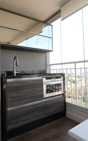 Apartamento para alugar com 35m², 1 quarto e 1 vagaVaranda e Cozinha