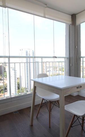 Apartamento para alugar com 35m², 1 quarto e 1 vagaVaranda e Cozinha