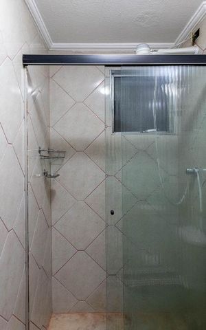Apartamento para alugar com 70m², 3 quartos e 1 vagaBanheiro da Suíte - Box de Vidro