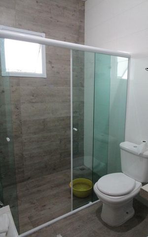 Casa para alugar com 278m², 3 quartos e 3 vagasBanheiro da Suíte 1